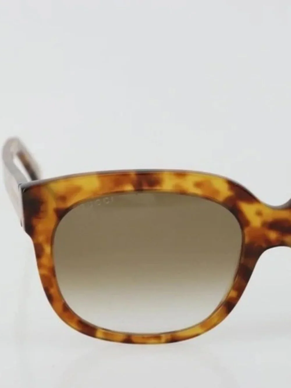 GUCCI Sunglasses plastic Brown GG0361S Auth hk3698